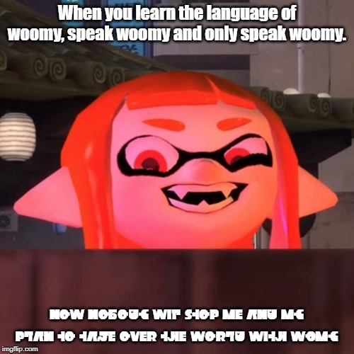 Did you say woomy? | When you learn the language of woomy, speak woomy and only speak woomy. Now nobody will stop me and my plan to take over the world with woomy | image tagged in did you say woomy | made w/ Imgflip meme maker