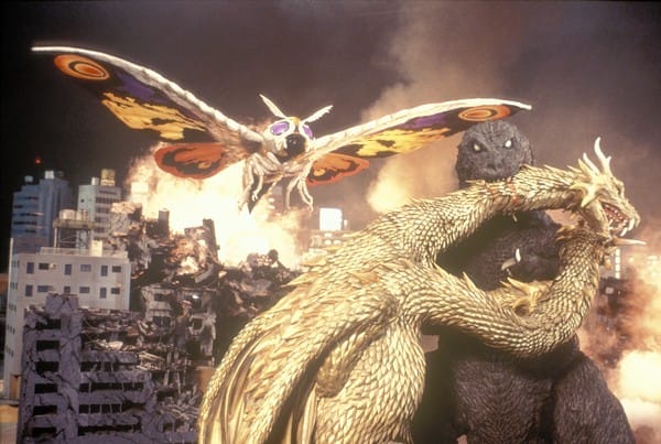 High Quality Godzilla and Mothra vs. Monster Zero Blank Meme Template