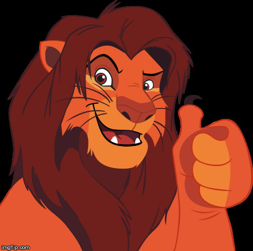 lion thumbs up | image tagged in lion thumbs up | made w/ Imgflip meme maker