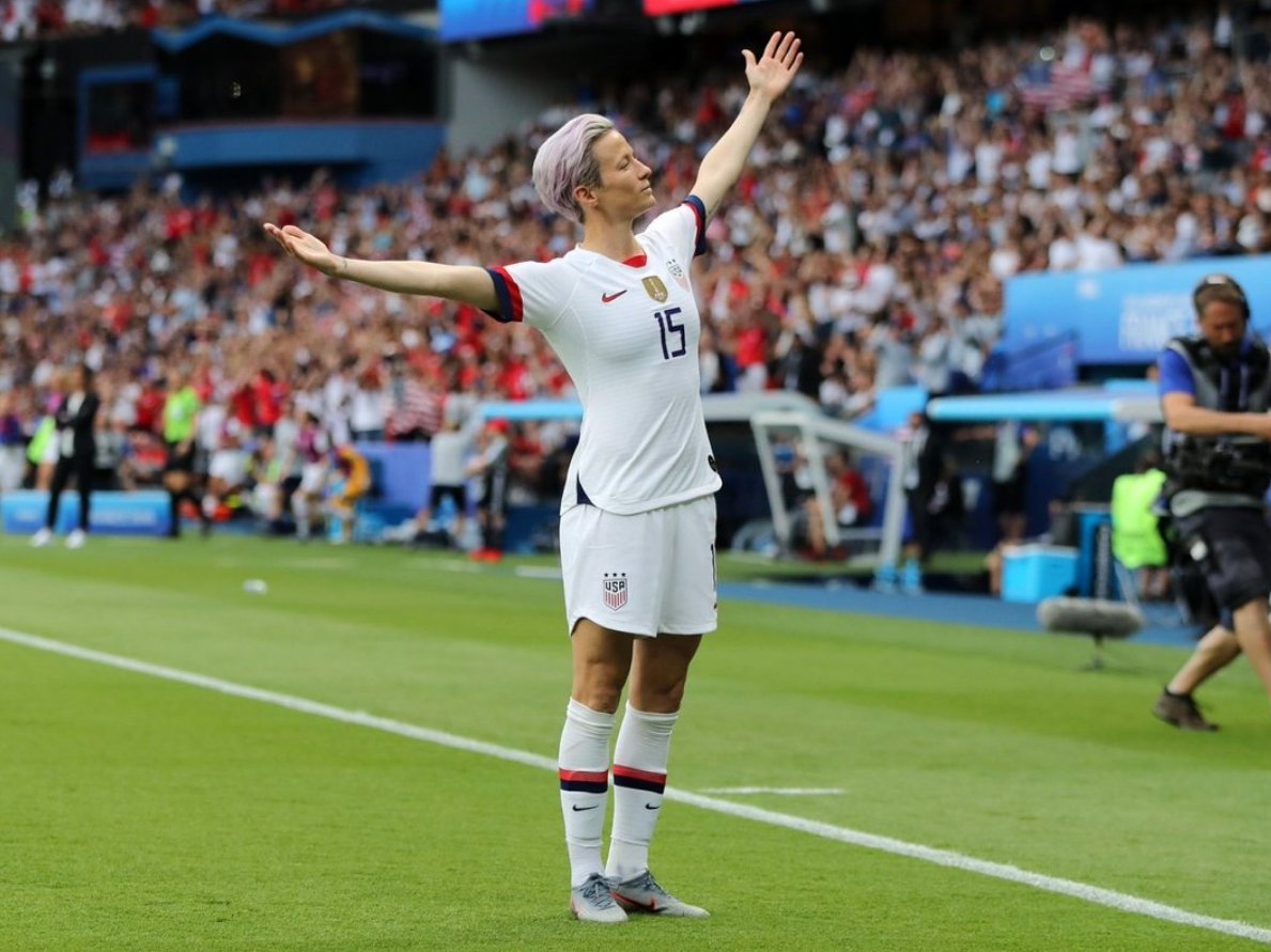 High Quality Rapinoe Blank Meme Template