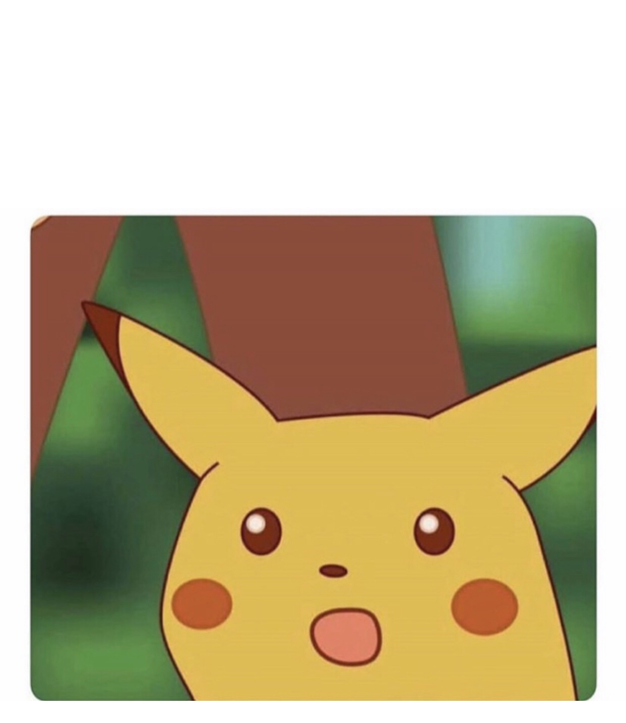 High Quality pikachu surprised Blank Meme Template
