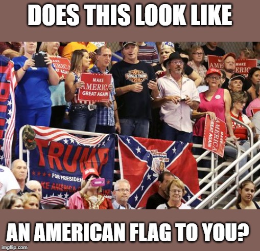 Not American | DOES THIS LOOK LIKE; AN AMERICAN FLAG TO YOU? | image tagged in memes,politics,maga,impeach trump | made w/ Imgflip meme maker