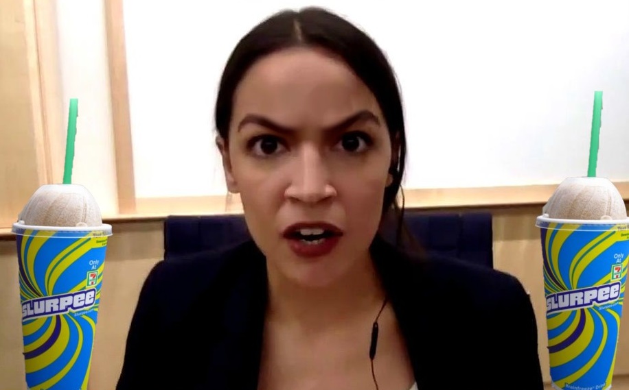 Alexandria Ocasio-Cortez Blank Meme Template