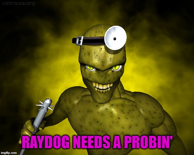 RAYDOG NEEDS A PROBIN' | made w/ Imgflip meme maker
