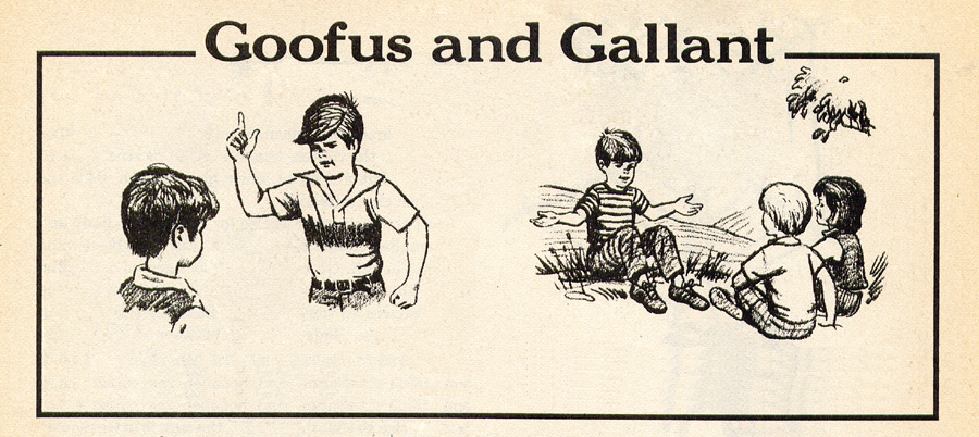 goofus and gallant 2 Blank Meme Template
