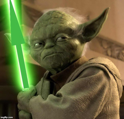 Yoda Light saber | image tagged in yoda light saber | made w/ Imgflip meme maker