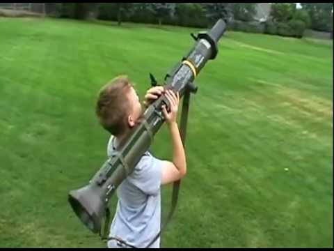 Missile launcher kid Blank Meme Template