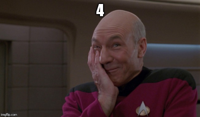 Picard Laugh | 4 | image tagged in picard laugh | made w/ Imgflip meme maker