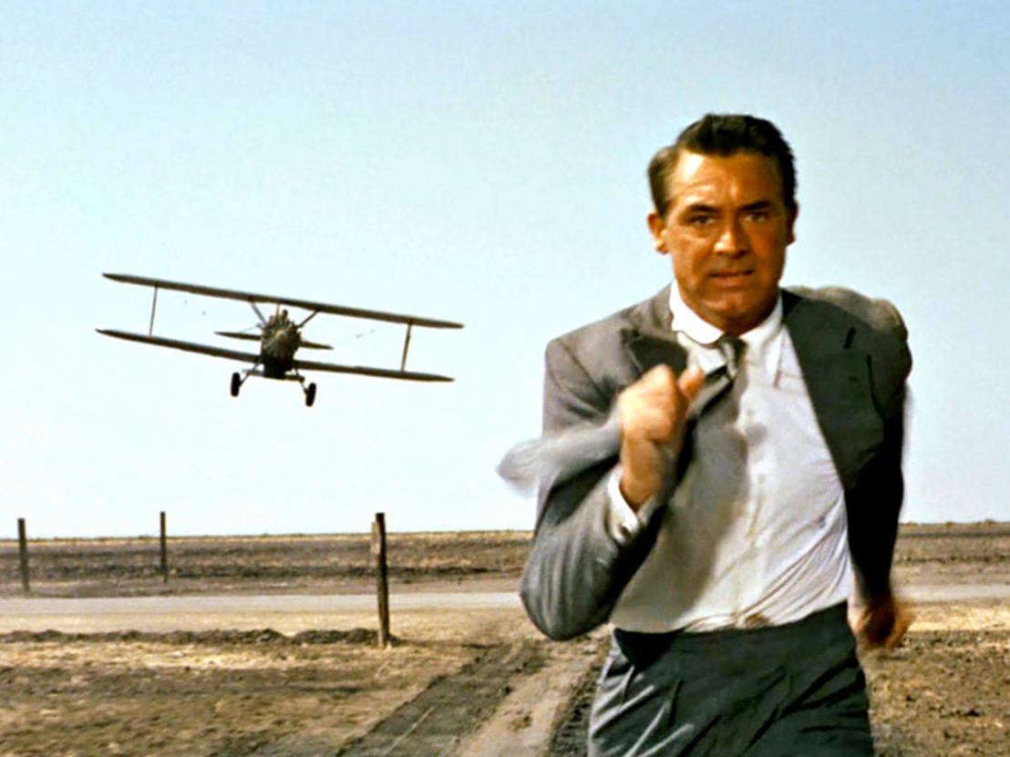 North by Northwest Plane Blank Meme Template