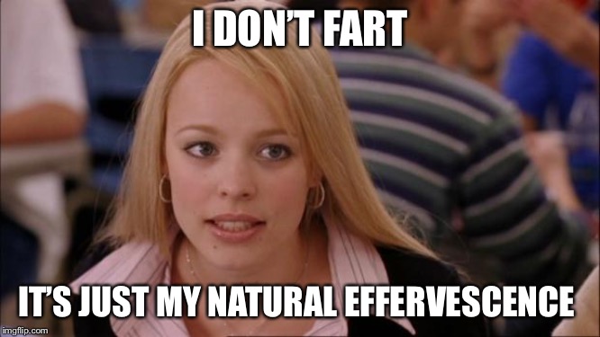 Its Not Going To Happen | I DON’T FART; IT’S JUST MY NATURAL EFFERVESCENCE | image tagged in memes,its not going to happen | made w/ Imgflip meme maker