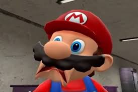 High Quality Mario Scared Face Blank Meme Template