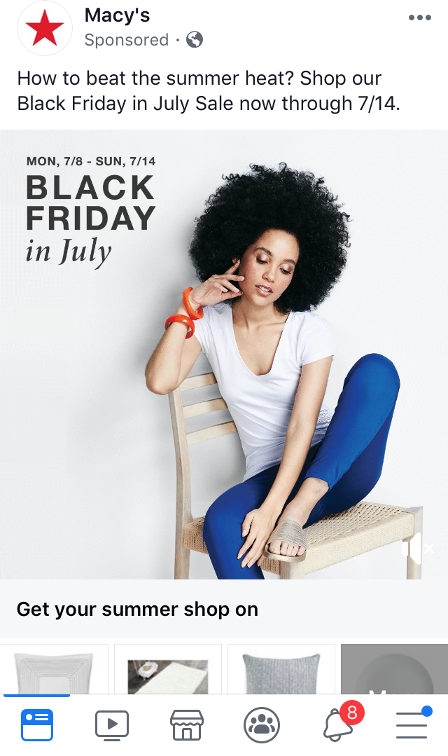 High Quality Black Friday in July by Macy’s Blank Meme Template