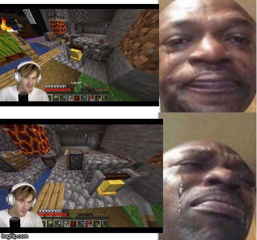 Black Dude Crying | image tagged in memes,black dude,minecraft | made w/ Imgflip meme maker