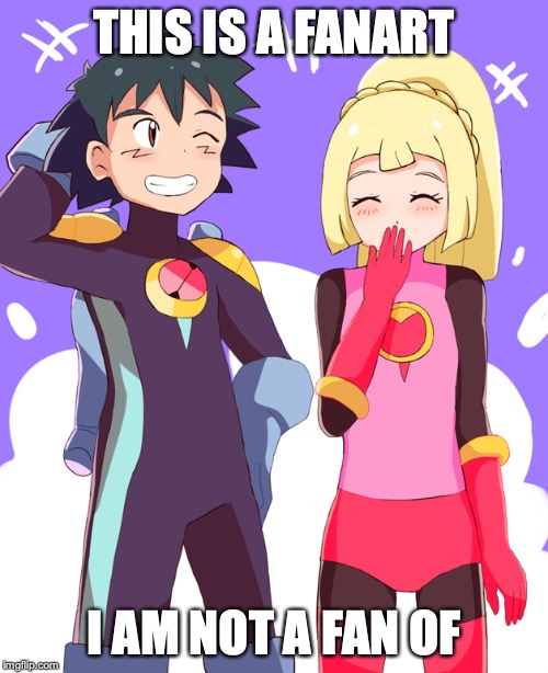 Ash and Lille as Rockman and Roll | THIS IS A FANART; I AM NOT A FAN OF | image tagged in megaman,ash ketchum,pokemon,megaman nt warrior,lillie,memes | made w/ Imgflip meme maker