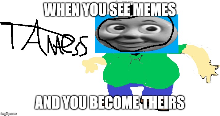 TAMMESS | WHEN YOU SEE MEMES; AND YOU BECOME THEIRS | image tagged in tammess | made w/ Imgflip meme maker