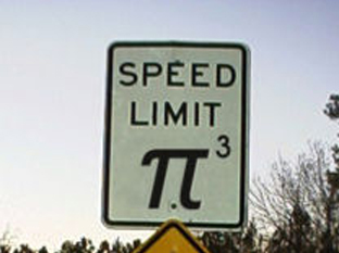 Speed limit Pi Blank Meme Template