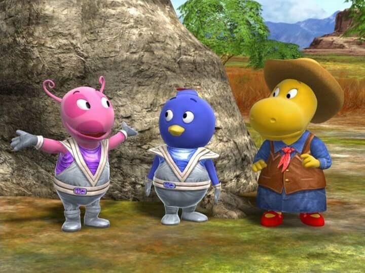 High Quality Ranch Hands from Outer Space from the Backyardigans Episode Blank Meme Template