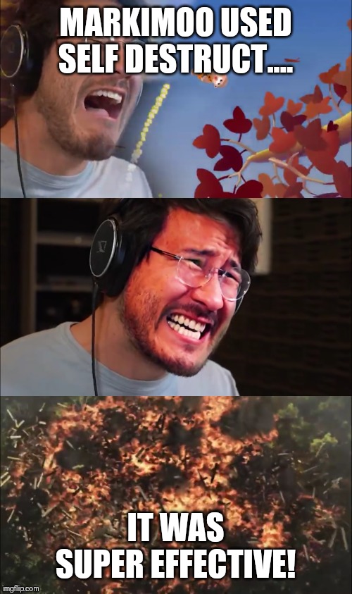 Markiplier | MARKIMOO USED SELF DESTRUCT.... IT WAS SUPER EFFECTIVE! | image tagged in the most interesting man in the world | made w/ Imgflip meme maker