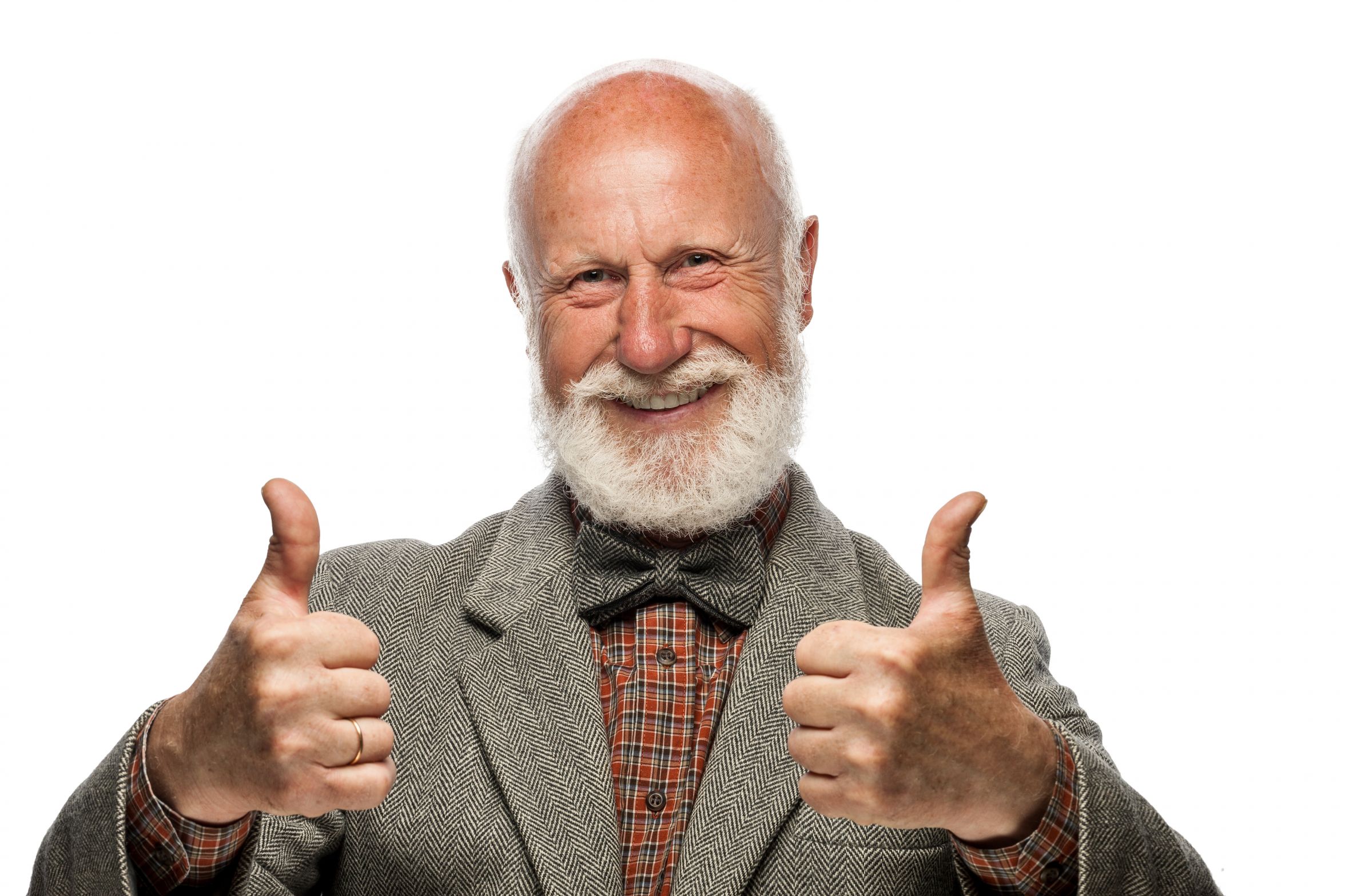 Old Guy Thumbs Up Blank Meme Template