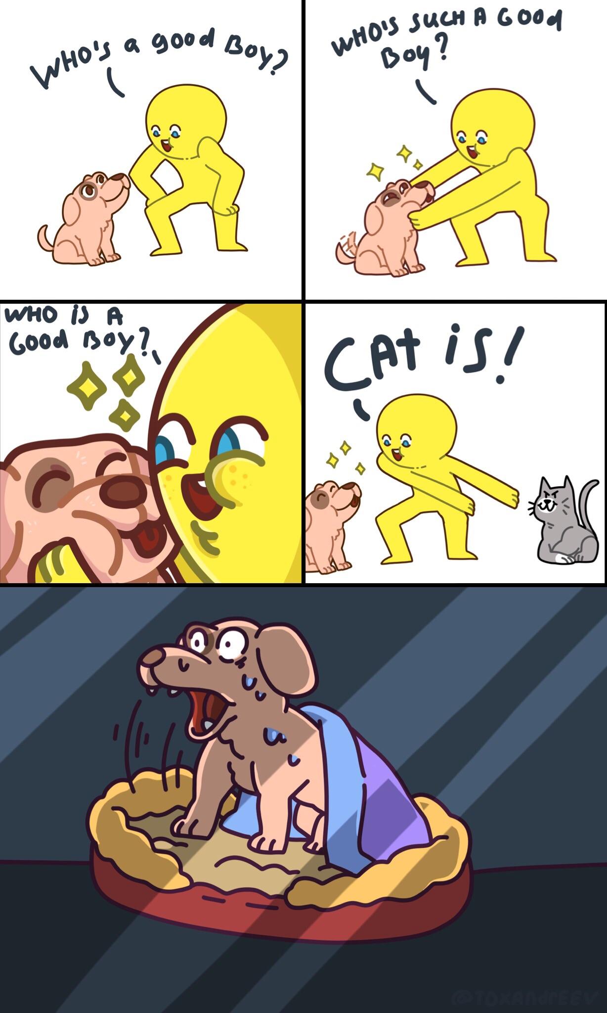 Good Boy - Cat Is Blank Meme Template