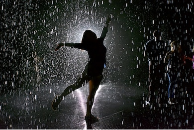 High Quality Dance in the rain Blank Meme Template
