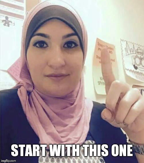 Sarsour  | START WITH THIS ONE | image tagged in sarsour | made w/ Imgflip meme maker