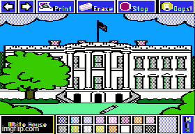 White House | image tagged in gifs,electric crayon | made w/ Imgflip images-to-gif maker