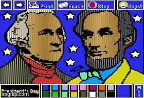 President's Day | image tagged in gifs,electric crayon | made w/ Imgflip images-to-gif maker