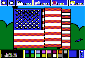 Flag Day | image tagged in gifs,electric crayon | made w/ Imgflip images-to-gif maker