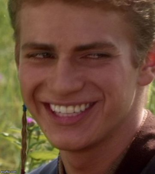 Cheeky Anakin | image tagged in cheeky anakin | made w/ Imgflip meme maker