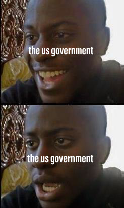 Disappointed Us government Blank Meme Template