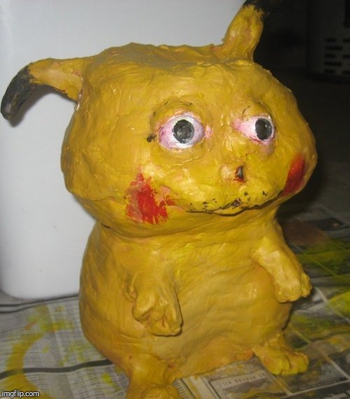 Deformed Pikachu | image tagged in deformed pikachu | made w/ Imgflip meme maker