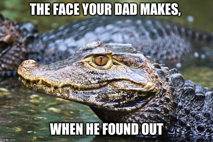 THE FACE YOUR DAD MAKES, WHEN HE FOUND OUT | made w/ Imgflip meme maker