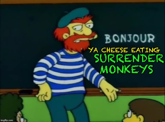 YA CHEESE EATING SURRENDER MONKEYS | made w/ Imgflip meme maker