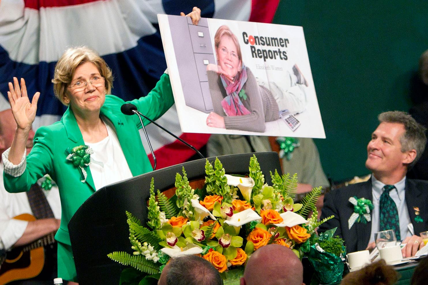 High Quality Elizabeth Warren fake reputation as a "Consumer Advocate" Blank Meme Template