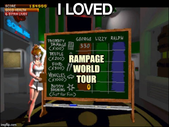 Doctor Betty Veronica | I LOVED RAMPAGE
WORLD
TOUR | image tagged in doctor betty veronica | made w/ Imgflip meme maker