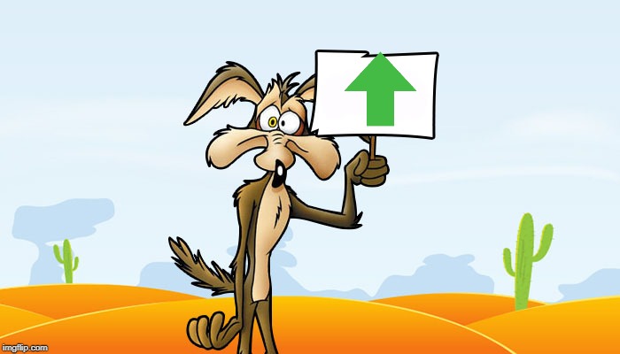 Wile E. Coyote Sign | image tagged in wile e coyote sign | made w/ Imgflip meme maker