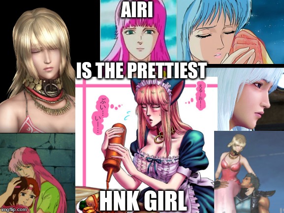 Airi Hokuto No Ken | AIRI; IS THE PRETTIEST; HNK GIRL | image tagged in blank white template,fist of the north star,waifu | made w/ Imgflip meme maker