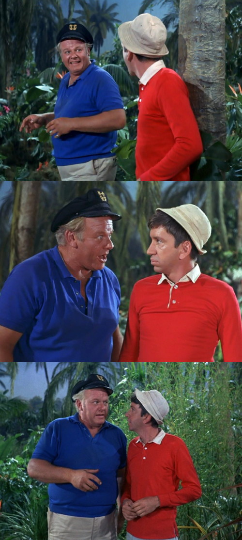 High Quality Gilligan and Skipper template Blank Meme Template