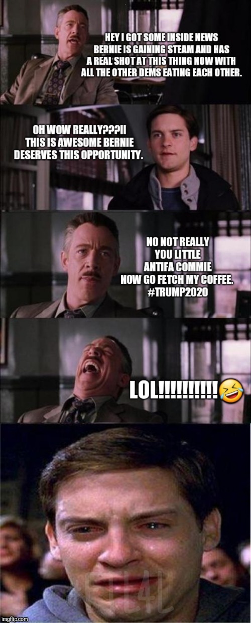 No not really you commies. | . | image tagged in communist socialist,bernie sanders,donald trump,maga | made w/ Imgflip meme maker