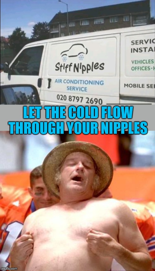 You'll have | LET THE COLD FLOW THROUGH YOUR NIPPLES | image tagged in 44colt,air conditioner,summer,memes,funny,cold | made w/ Imgflip meme maker
