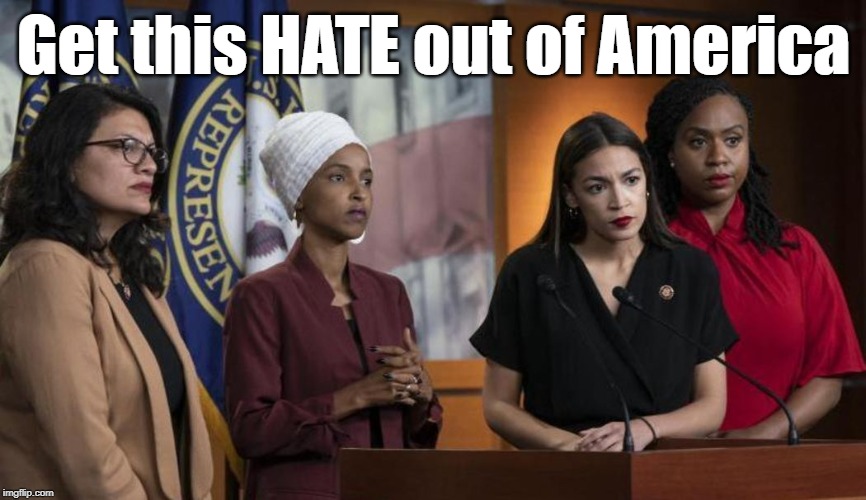 Get Democrat hate out of America | Get this HATE out of America | image tagged in democrats,haters,party of hate | made w/ Imgflip meme maker