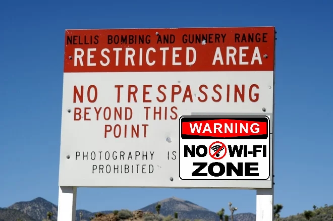 Area51 no wifi Blank Meme Template