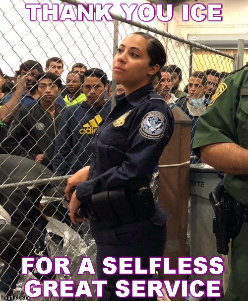 Shamed By Leftists: IceBae | THANK YOU ICE; FOR A SELFLESS
GREAT SERVICE | image tagged in memes,border crisis,ice,kiara cervantes | made w/ Imgflip meme maker