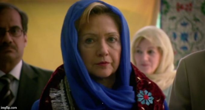 Hillary Hijab | HHH | image tagged in hillary hijab | made w/ Imgflip meme maker