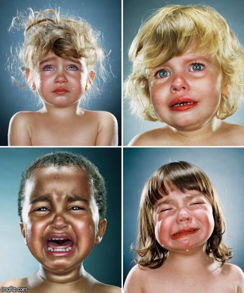 Crying kids | image tagged in crying kids | made w/ Imgflip meme maker