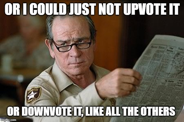 Really? | OR I COULD JUST NOT UPVOTE IT OR DOWNVOTE IT, LIKE ALL THE OTHERS | image tagged in really | made w/ Imgflip meme maker