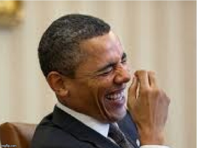 President Obama Laughing | image tagged in president obama laughing | made w/ Imgflip meme maker