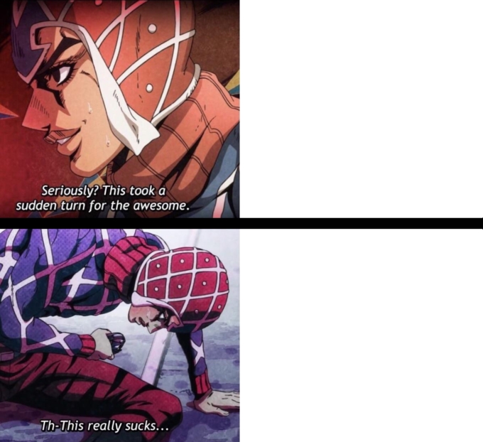 Mista this sucks flipped Blank Meme Template