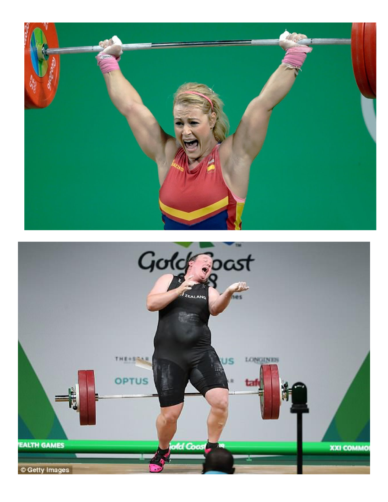 female weight lifter Blank Meme Template